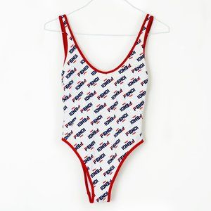 FENDI X FILA Logo Swimsuit XS